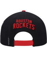 Men's Pro Standard Black Houston Rockets Old English Snapback Hat