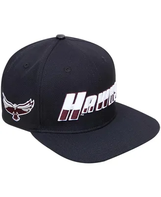 Men's Pro Standard Black Maryland Eastern Shore Hawks Arch Over Logo Evergreen Snapback Hat