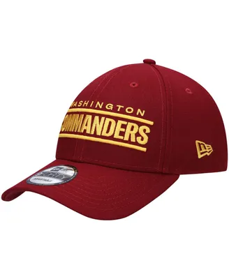 Men's New Era Burgundy Washington Commanders Logo The League 9FORTY Adjustable Hat