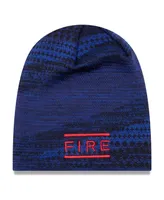 Men's New Era Navy Chicago Fire Kick Off Knit Beanie