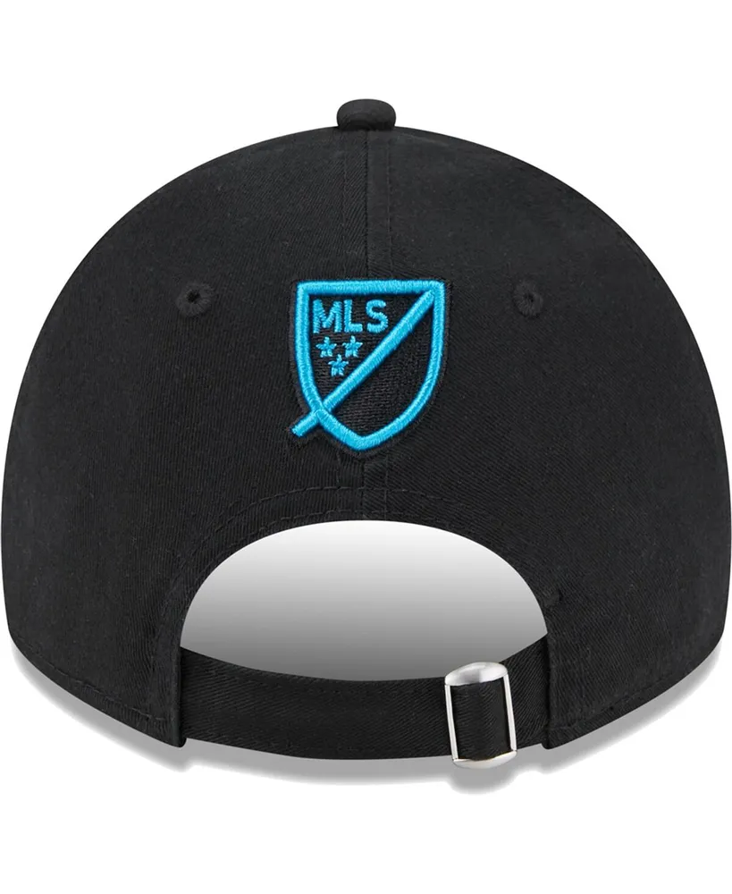 Men's New Era Black Charlotte Fc Kick Off 9TWENTY Adjustable Hat