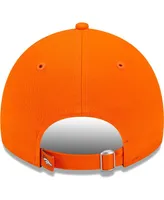 Women's New Era Orange Denver Broncos Leaves 9TWENTY Adjustable Hat