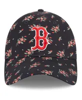 Women's New Era Navy Boston Red Sox Bloom 9TWENTY Adjustable Hat