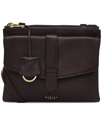 Radley London Foresters Drive Small Zip Top Leather Crossbody