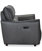 Polner 91" Leather Power Motion Sofa, Created for Macy's