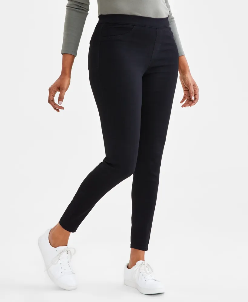 Style & Co Plus High Rise Pull-On Bootcut Leggings, Created for Macy's