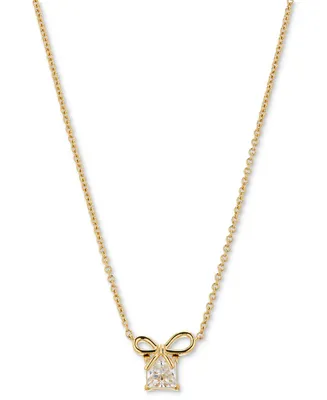 Ava Nadri Cubic Zirconia Gift Pendant Necklace, 16" + 2" extender