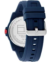 Tommy Hilfiger Men's Quartz Silicone Watch 44mm