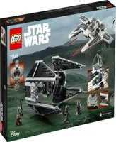Lego Star Wars 75348 Mandalorian Fang Fighter vs. Tie Interceptor Toy Building Set with the Mandalorian, the Mandalorian Fleet Commander & Tie Pilot M