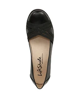 LifeStride Women's Incredible 2 Slip On Ballet Flats