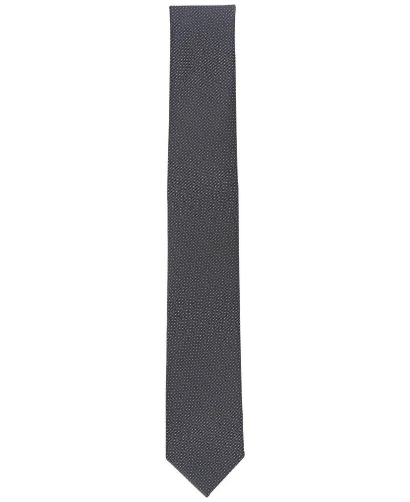 Bar Iii Men's White Pin-Dot Tie, Created for Macy's