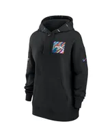 Women's Nike Black Denver Broncos 2023 Nfl Crucial Catch Club Pullover Hoodie