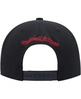 Men's Mitchell & Ness Black New York Knicks Hardwood Classics Soul Champions Era Diamond Snapback Hat