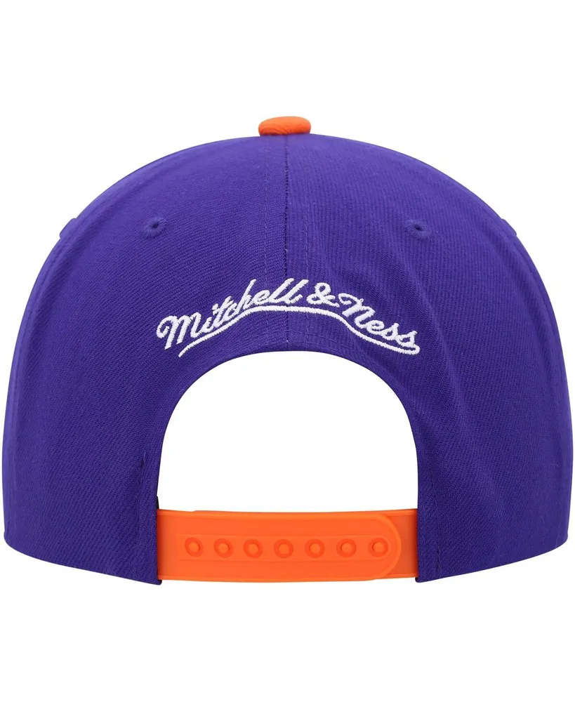 Men's Mitchell & Ness Purple Phoenix Suns Soul Cross Check Snapback Hat