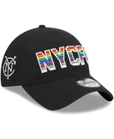 Men's New Era Black New York City Fc Pride 9TWENTY Adjustable Hat