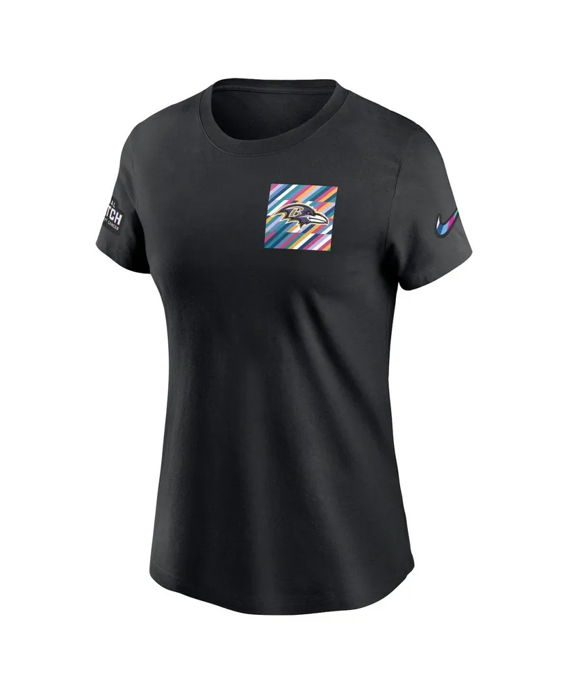 Women's Nike Black Baltimore Ravens 2023 Nfl Crucial Catch Sideline Tri-Blend T-shirt