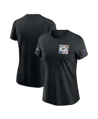 Women's Nike Black Green Bay Packers 2023 Nfl Crucial Catch Sideline Tri-Blend T-shirt