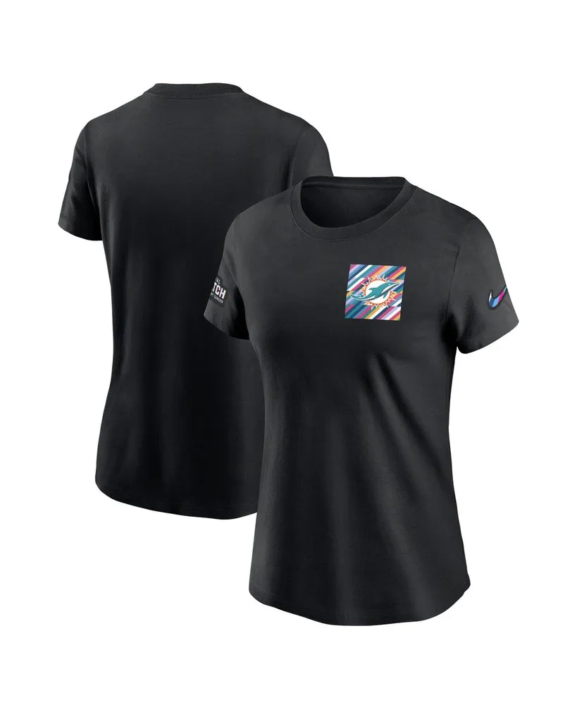 Home, Nike Women's Nike Black Miami Dolphins 2023 Nfl Crucial Catch  Sideline Tri-Blend T-shirt