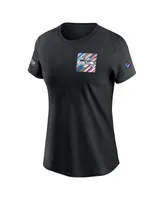 Women's Nike Black Seattle Seahawks 2023 Nfl Crucial Catch Sideline Tri-Blend T-shirt