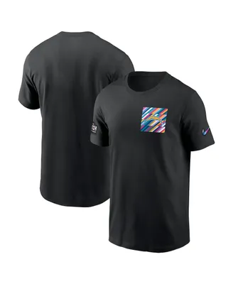 Men's Nike Black Los Angeles Chargers 2023 Nfl Crucial Catch Sideline Tri-Blend T-shirt