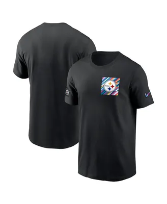Men's Nike Black Pittsburgh Steelers 2023 Nfl Crucial Catch Sideline Tri-Blend T-shirt