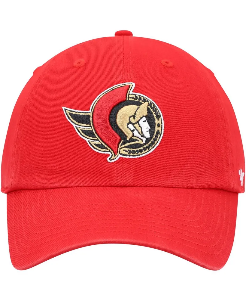 Men's '47 Brand Red Ottawa Senators Team Clean Up Adjustable Hat