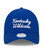 Women's New Era Royal Kentucky Wildcats Script 9TWENTY Adjustable Hat