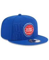 Men's New Era Blue Detroit Pistons 2023 Nba Draft 9FIFTY Snapback Hat