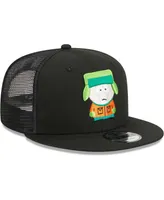 Men's New Era Black South Park Kyle Mesh Trucker 9FIFTY Snapback Hat