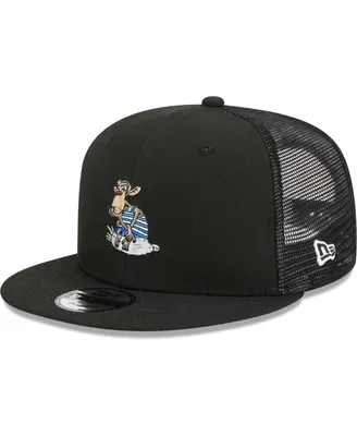 Men's New Era Black The Wild Thornberrys Darwin Trucker 9FIFTY Snapback Hat