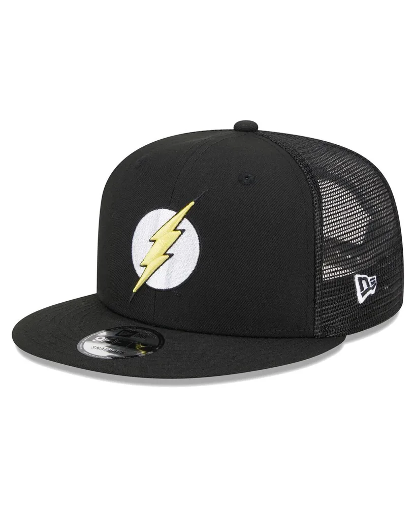 Men's New Era Black Flash Trucker 9FIFTY Snapback Hat