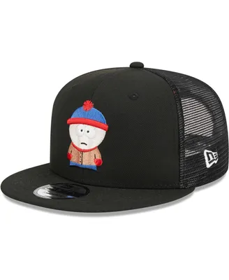 Men's New Era Black South Park Stan Trucker 9FIFTY Snapback Hat