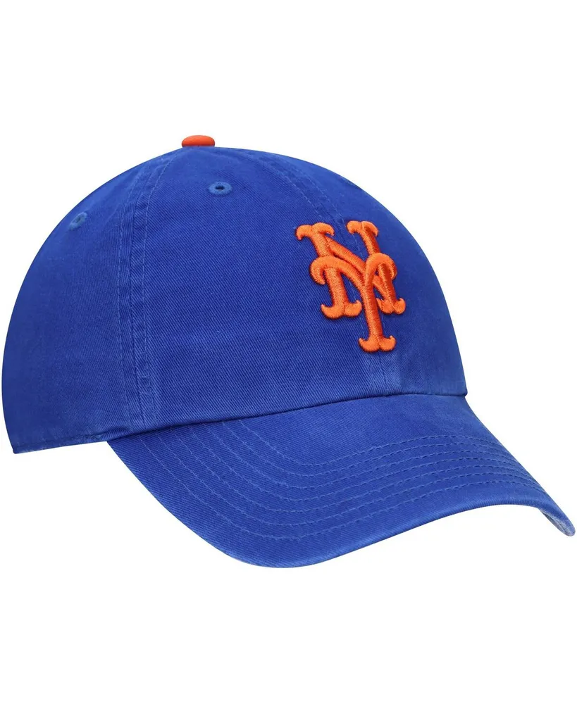 Youth Boys and Girls '47 Brand Royal New York Mets Team Logo Clean Up Adjustable Hat