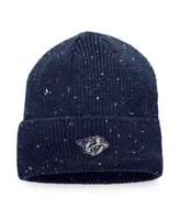 Men's Fanatics Navy Nashville Predators Authentic Pro Rink Pinnacle Cuffed Knit Hat