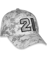 Men's Checkered Flag Sports Camo Harrison Burton Digital Snapback Adjustable Hat