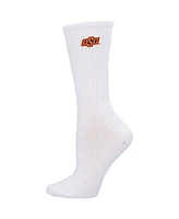 Women's ZooZatz Black, White Oklahoma State Cowboys 2-Pack Quarter-Length Socks
