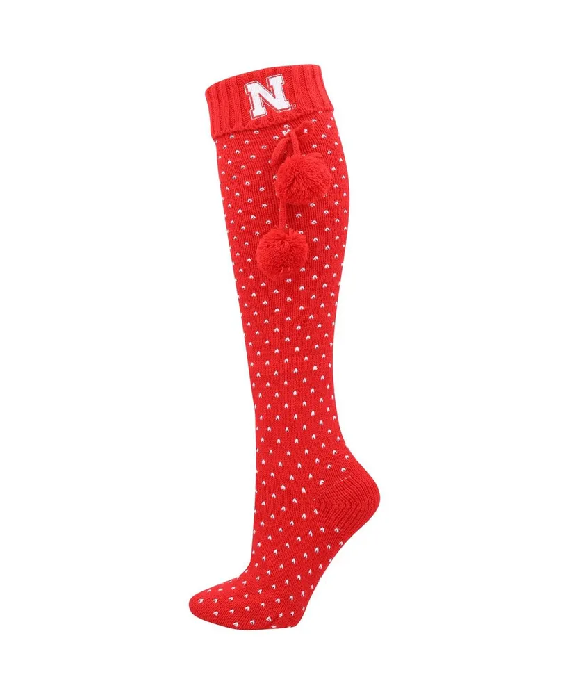 Women's ZooZatz Scarlet Nebraska Huskers Knee High Socks