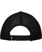 Men's Hurley Gray Charter Trucker Snapback Hat