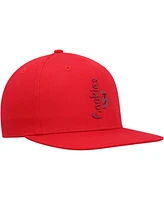Men's Cookies Red Searchlight Snapback Hat