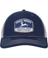 Men's Top of the World Navy John Deere Classic Trucker Adjustable Hat