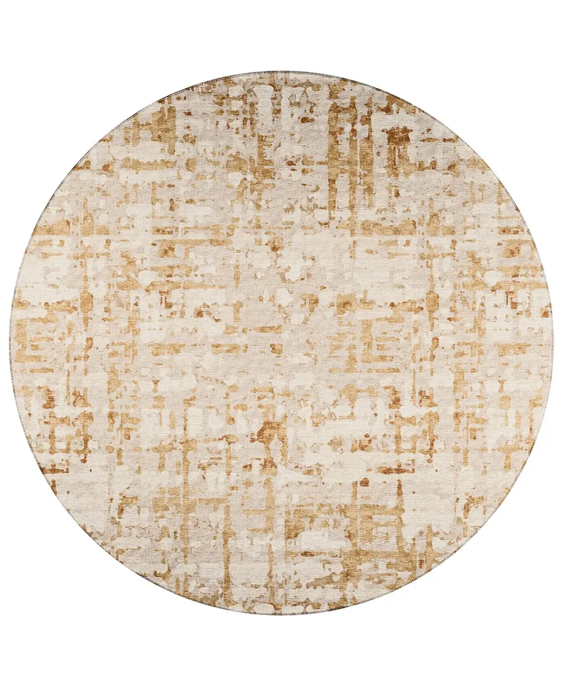 Addison Bravado Outdoor Washable ABV35 8' x Round Area Rug