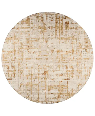 Addison Bravado Outdoor Washable ABV35 8' x Round Area Rug