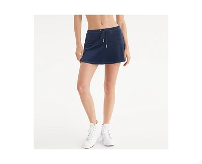 Juicy Couture Women's Mini Flare Skirt W/ Drawstrings