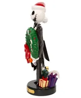 Kurt Adler 10" Disney Nightmare Before Christmas Jack Skellington with Wreath Nutcracker