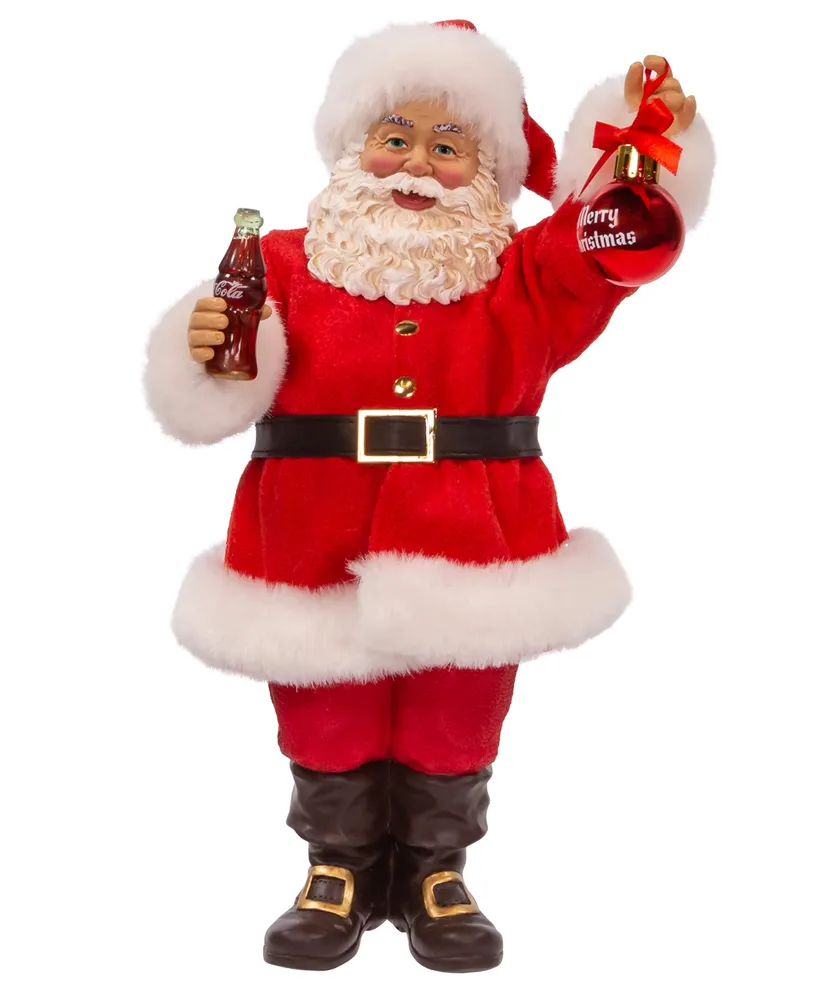 Kurt Adler 9.5" Coca-Cola Santa Ornament