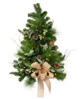 Kurt Adler 26" Pre-lit Snowy Wall Tree