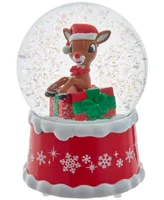 Kurt Adler 100mm Rudolph in Present Water Globe