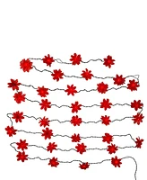 Kurt Adler 35-Light Poinsettia Light Set