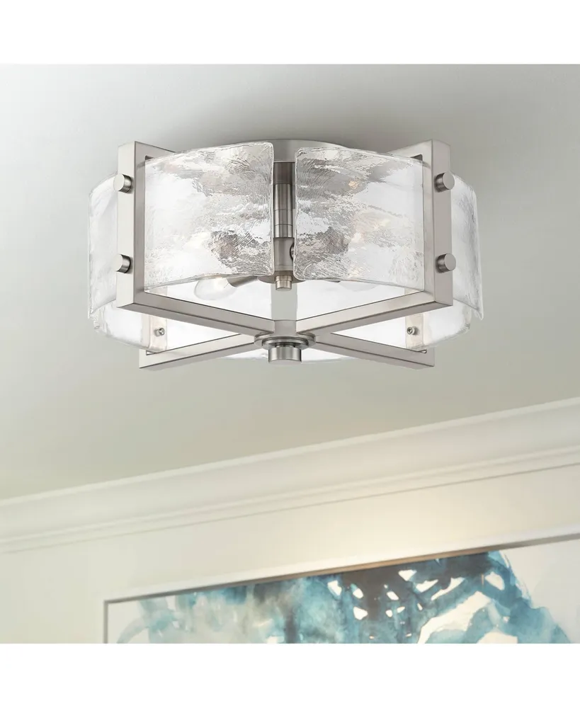 Possini Euro Design Halsted Modern Ceiling Light Semi Flush Mount