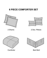 Nanshing America Amelia 6 Piece Comforter Set